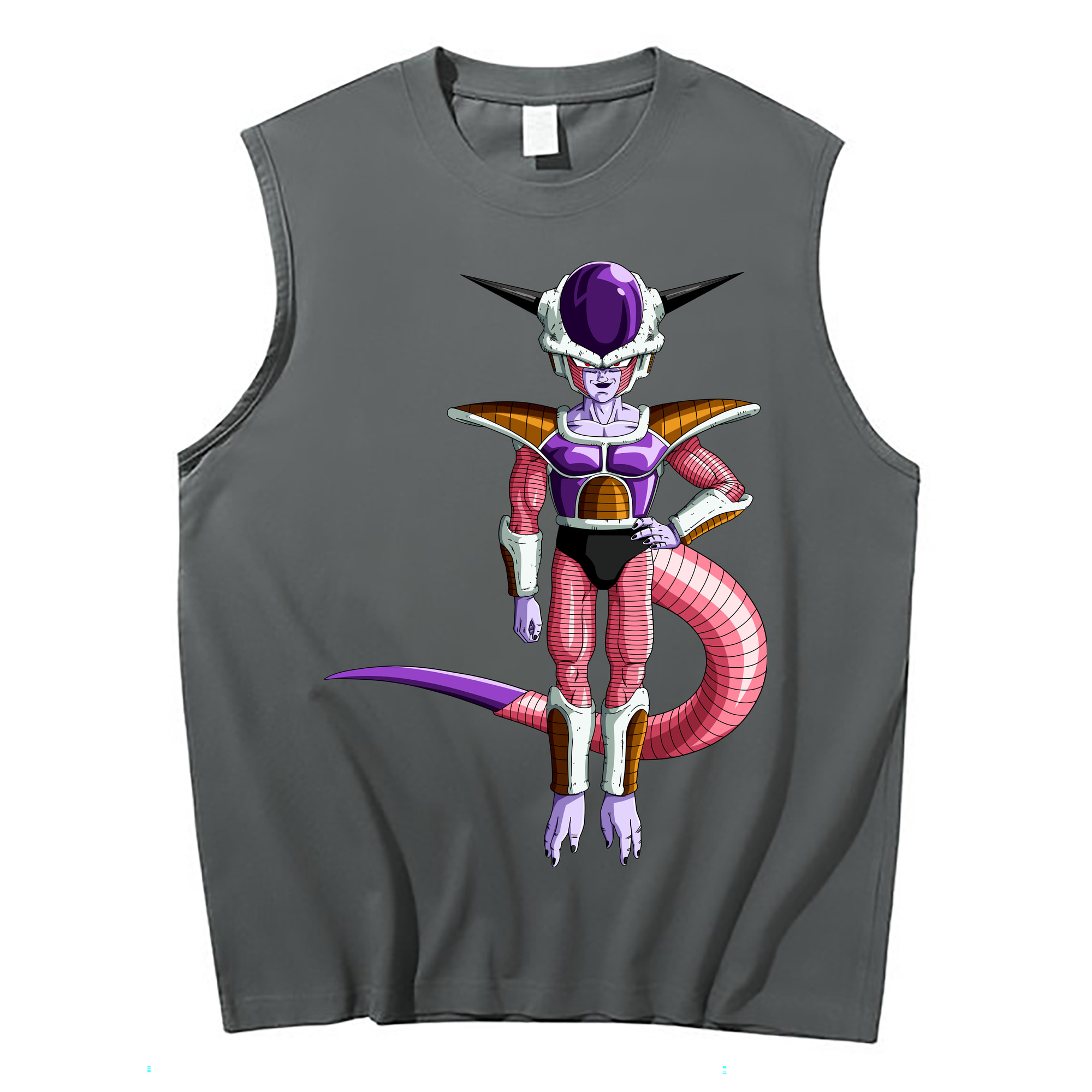 （画像用） ドラゴンボール フリーザ DRAGON BALL Frieza コットン100％タンクトップ（フロントプリント）